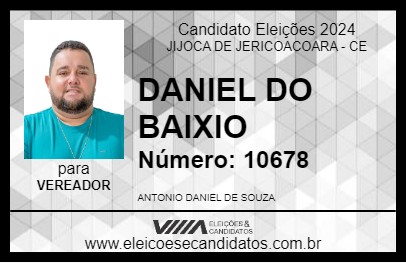 Candidato DANIEL DO BAIXIO 2024 - JIJOCA DE JERICOACOARA - Eleições