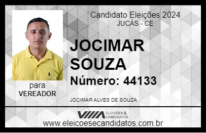 Candidato JOCIMAR SOUZA 2024 - JUCÁS - Eleições