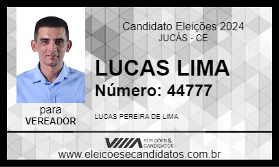 Candidato LUCAS LIMA 2024 - JUCÁS - Eleições