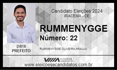 Candidato RUMMENYGGE 2024 - IRACEMA - Eleições