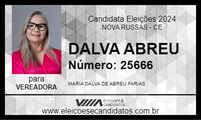 Candidato DALVA ABREU 2024 - NOVA RUSSAS - Eleições