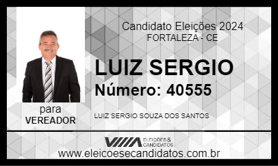 Candidato LUIZ SERGIO 2024 - FORTALEZA - Eleições