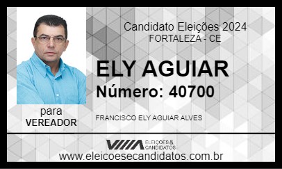 Candidato ELY AGUIAR 2024 - FORTALEZA - Eleições