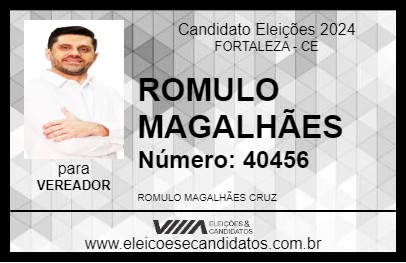 Candidato ROMULO MAGALHÃES 2024 - FORTALEZA - Eleições