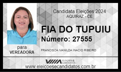 Candidato FIA DO TUPUIU 2024 - AQUIRAZ - Eleições