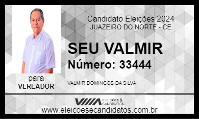 Candidato SEU VALMIR 2024 - JUAZEIRO DO NORTE - Eleições