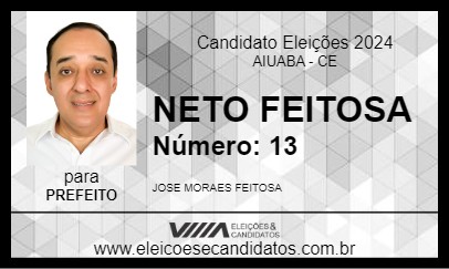 Candidato NETO FEITOSA 2024 - AIUABA - Eleições