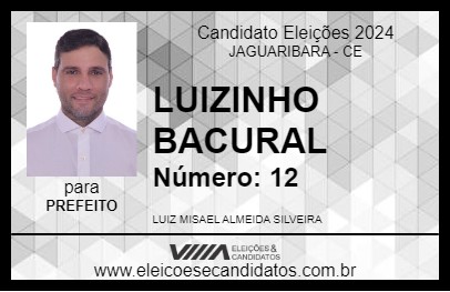 Candidato LUIZINHO BACURAU 2024 - JAGUARIBARA - Eleições