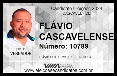 Candidato FLÁVIO CASCAVELENSE 2024 - CASCAVEL - Eleições