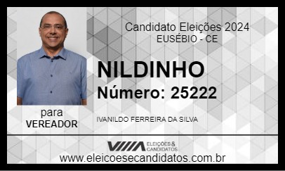 Candidato NILDINHO 2024 - EUSÉBIO - Eleições