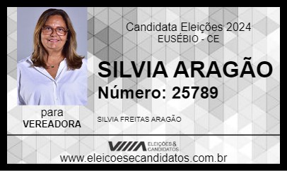 Candidato SILVIA ARAGÃO 2024 - EUSÉBIO - Eleições