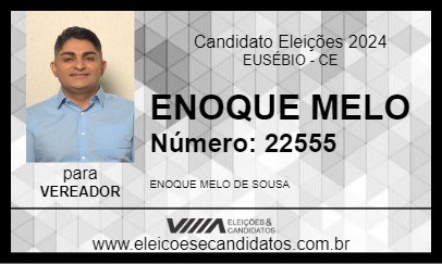 Candidato ENOQUE MELO 2024 - EUSÉBIO - Eleições