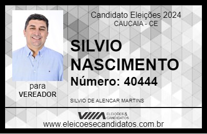 Candidato SILVIO NASCIMENTO 2024 - CAUCAIA - Eleições