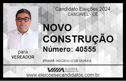 Candidato NOVO CONSTRUÇÃO 2024 - CASCAVEL - Eleições