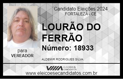 Candidato LOURÃO DO FERRÃO 2024 - FORTALEZA - Eleições