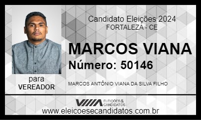 Candidato MARCOS VIANA 2024 - FORTALEZA - Eleições