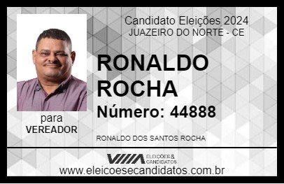 Candidato RONALDO ROCHA 2024 - JUAZEIRO DO NORTE - Eleições