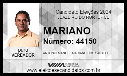 Candidato MARIANO 2024 - JUAZEIRO DO NORTE - Eleições