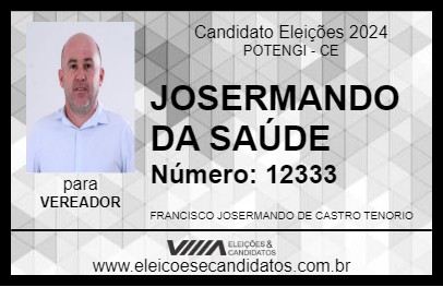 Candidato JOSERMANDO DA SAÚDE 2024 - POTENGI - Eleições