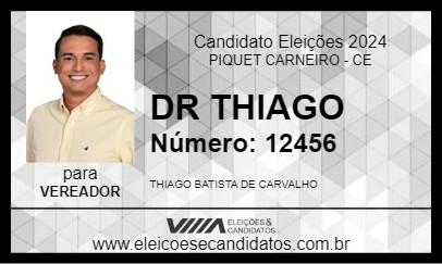 Candidato DR THIAGO 2024 - PIQUET CARNEIRO - Eleições