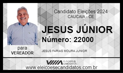 Candidato JESUS JÚNIOR 2024 - CAUCAIA - Eleições