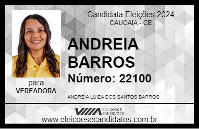 Candidato ANDREIA BARROS 2024 - CAUCAIA - Eleições