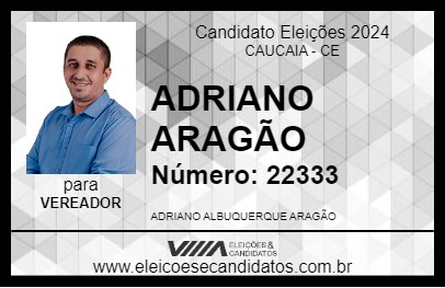 Candidato ADRIANO ARAGÃO 2024 - CAUCAIA - Eleições