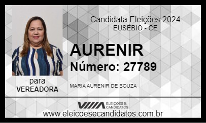 Candidato AURENIR 2024 - EUSÉBIO - Eleições