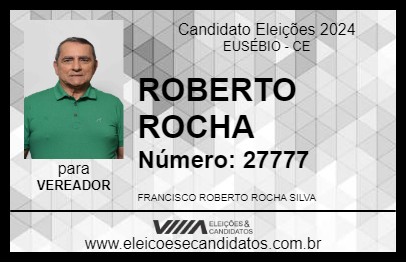 Candidato ROBERTO ROCHA 2024 - EUSÉBIO - Eleições