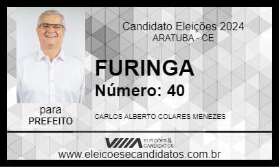 Candidato FURINGA 2024 - ARATUBA - Eleições