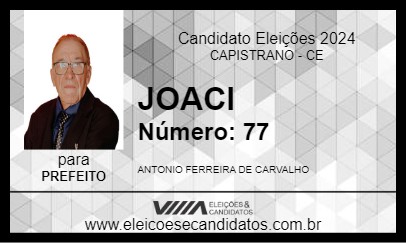 Candidato JOACI 2024 - CAPISTRANO - Eleições