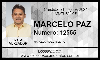 Candidato MARCELO PAZ 2024 - ARATUBA - Eleições