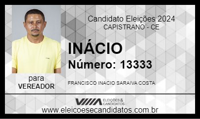 Candidato INÁCIO 2024 - CAPISTRANO - Eleições