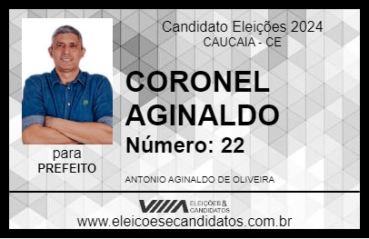 Candidato CORONEL AGINALDO 2024 - CAUCAIA - Eleições