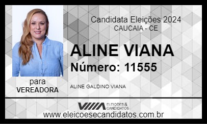 Candidato ALINE VIANA 2024 - CAUCAIA - Eleições