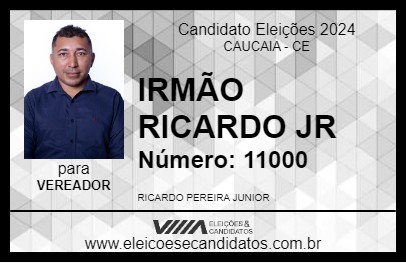 Candidato IRMÃO RICARDO JR 2024 - CAUCAIA - Eleições