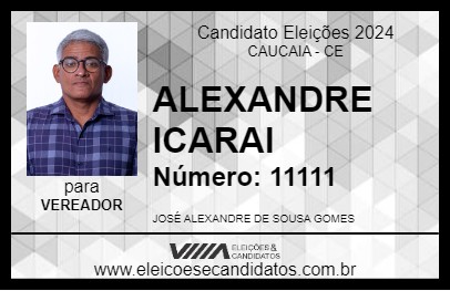 Candidato ALEXANDRE ICARAI 2024 - CAUCAIA - Eleições