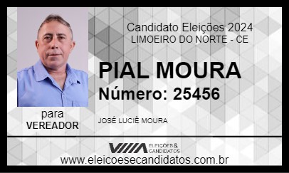 Candidato PIAL MOURA 2024 - LIMOEIRO DO NORTE - Eleições