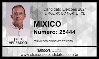 Candidato MIXICO 2024 - LIMOEIRO DO NORTE - Eleições