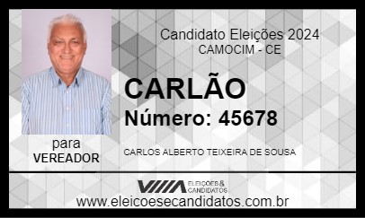 Candidato CARLÃO 2024 - CAMOCIM - Eleições