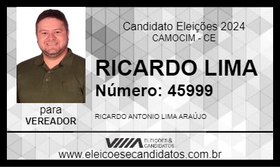 Candidato RICARDO LIMA 2024 - CAMOCIM - Eleições