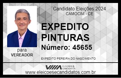 Candidato EXPEDITO PINTURAS 2024 - CAMOCIM - Eleições