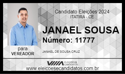 Candidato JANAEL SOUSA 2024 - ITATIRA - Eleições