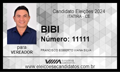 Candidato BIBI 2024 - ITATIRA - Eleições