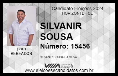 Candidato SILVANIR SOUSA 2024 - HORIZONTE - Eleições