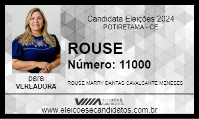 Candidato ROUSE 2024 - POTIRETAMA - Eleições