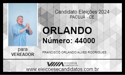 Candidato ORLANDO RODRIGUES 2024 - PACUJÁ - Eleições