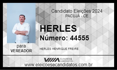 Candidato HERLES FREIRE 2024 - PACUJÁ - Eleições