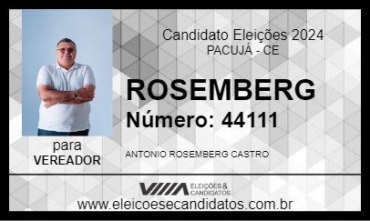 Candidato DR. ROSEMBERG 2024 - PACUJÁ - Eleições