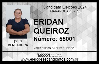 Candidato ERIDAN QUEIROZ 2024 - MARANGUAPE - Eleições